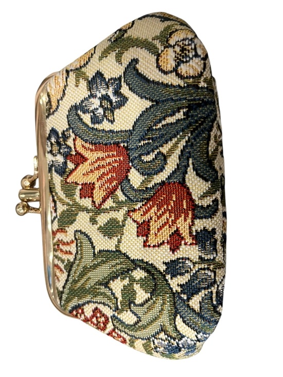 Signare Handbags - Signare Golden Lilly Tapestry Pocket Change Pouch
